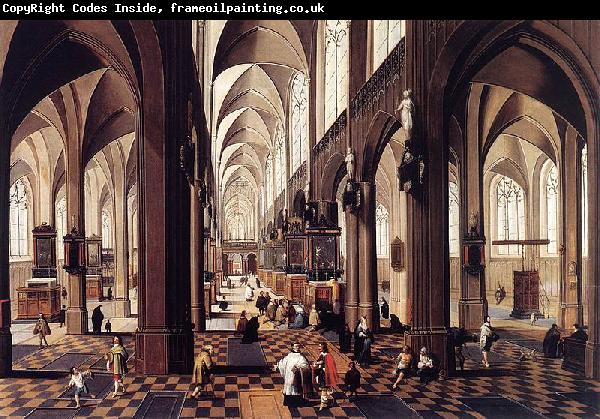 Pieter Neefs Interior of Antwerp Cathedral